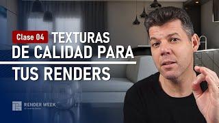 Descarga texturas de calidad para tus renders | Clase 04 | Preparación Render Week