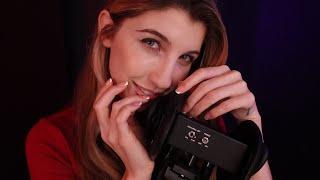 Kissy, Intimate Background ASMR ~ Ear Play & Soft Triggers  (for Gaming, Studying, Working, etc)