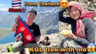 Thailand Girls meet on || Kashmir Great Lake Trek | Day3 | world travel without money B Crazy Ep33