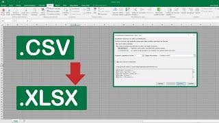 Como pasar archivos CSV a Excel (importar formato .CSV a .xlsx)