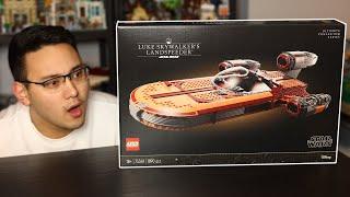 2022 LEGO Star Wars UCS Luke Skywalker's Landspeeder 75341 PREVIEW/REACTIONS!