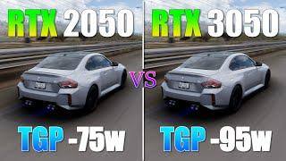 RTX 2050 70watt vs RTX 3050 95watt Laptop - Gaming Test