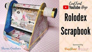 Rolodex Scrapbook/ Craftreat YouTube Hop