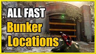 All Bunker Locations in Call of Duty Warzone FAST OVERVIEW (Bunkers 1-11)