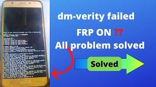 Samsung SM-G610L U2 DRK Fix | FRP ON G610L FIX DRK   dm verity Failed | Continuously Restart Fix