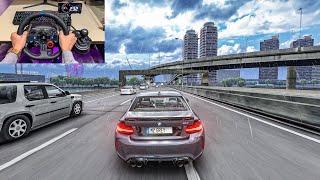 Assetto Corsa - BMW M2 Cutting Up Through Traffic | Logitech G29 Gameplay