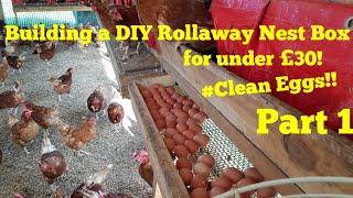 How to Build the BEST DIY ROLL AWAY CHICKEN NEST BOX for under £30! Part 1