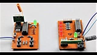 How to Make a Wireless Remote control Circuit at Home