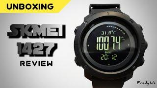 Jam Rp 200 ribu bisa PEDOMETER, COMPASS, BAROMETER, ALTIMETER, THERMOMETER - SKMEI 1427 Review