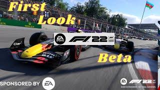 F1 22 Beta gameplay - Sponsored by EA