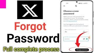 How to Forgot X Account Password | How to Reset X Account Password | X ka Password Forgot kaise kare