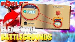 ROBLOX ELEMENTAL BATTLEGROUNDS EVENT: FREE ELEMENTS!