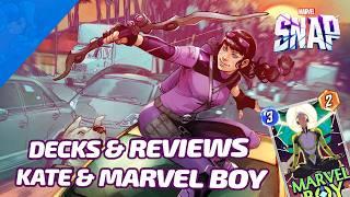 Kate Bishop is EVERYTHING GOOD about Marvel SNAP & Marvel Boy is Fine - New Card Review & Decks