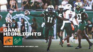 Game Highlights: Florida A&M vs South Florida Football (September 9, 2023)