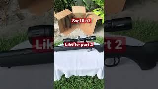 Ssg10 A1 airsoft gun leave comment for what I should do next #shorts #novritsch