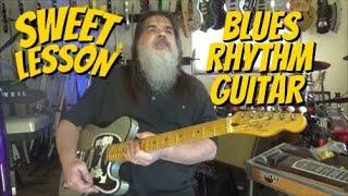 Sweet Blues Rhythm Guitar Lesson By Scott Grove