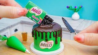  MINI MILO CAKE!   The EASIEST Tiny Chocolate Cake Recipe