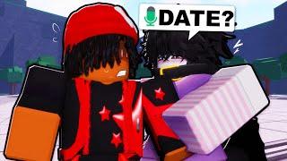 He Tried To DATE ME in Roblox The Strongest Battlegrounds... 