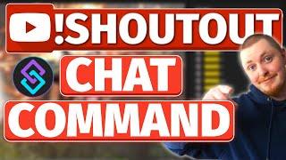 Shoutout Command for YouTube Live | Streamer.bot Tutorial