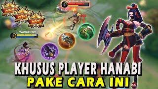 TIPS JAGO HANABI TERBARUBUILD EMBLEM DAN ITEM TERSAKIT HANABIGAMEPLAY HANABI-MOBILE LEGENDS #mlbb