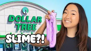 Making Slime Using ONLY DOLLAR TREE Ingredients!