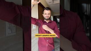 Sweaty armpits hack #hacks #sweating #summer #shorts #ashortaday