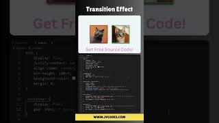 Transition Effect | Free JV Source Codes #transition #css #html #shorts #jvcodes