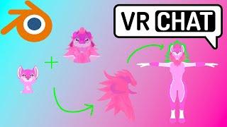 How To Splice Parts Of Your Avatar! - VRChat Blender