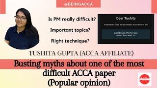 How did I score 83 marks in PM? Tips for PM | ACCA | @beingacca