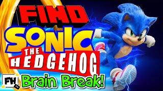 Can You Find Sonic? Challenge | Kids Brain Break | Fitness Activity