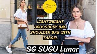 SG SUGU Lunar Crossbody Bag Shoulder Bag with Tassel Review 2020 - The Tech Bite