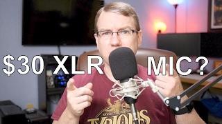 $30 XLR Condenser Microphone?! | TONOR BM700