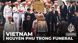 Thousands in Vietnam mourn at funeral of Communist Party chief Trong