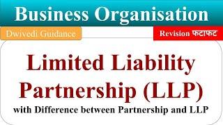 Limited Liability Partnership, LLP, form of business organisations, Business Organisation b.com