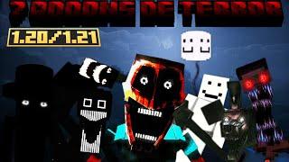 ¡TOP 7 ADDONS DE TERROR PARA MINECRAFT BEDROCK 1.20 - 1.21!