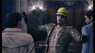 majima slams his head on a desk so hard it makes him switch console generations