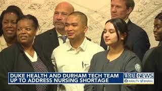 Duke Health, Durham Tech team up to address nursing shortage