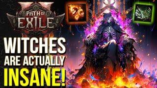 Path Of Exile 2 - This Early Leveling Build IS Godlike! Witch Necromancer Crazy Minion Spam