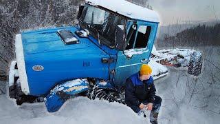 МОГУЧИЙ ЗИЛ 645 разорвал в щепки мост /  Починили и случилось страшное