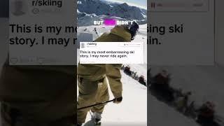 Slope-sounds.com or LINK IN BIO‼️ #ski #skiing #skier #skiingstory #story #embarrasing #funny #snow