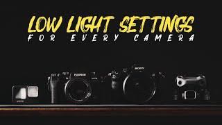 The ONLY LOW LIGHT VIDEO Settings TUTORIAL You Need to Watch! // #videographyshorts