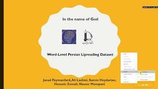 ICCKE 2022 - Word-level Persian Lipreading Dataset