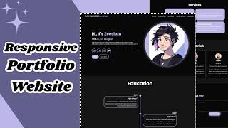 HTML, CSS & JS | Portfolio Website Design