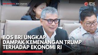 Bos BRI Ungkap Dampak Kemenangan Trump Terhadap Ekonomi RI | IDX CHANNEL