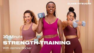 30-Minute Strength-Training Workout With Jasmine Blocker | POPSUGAR FITNESS
