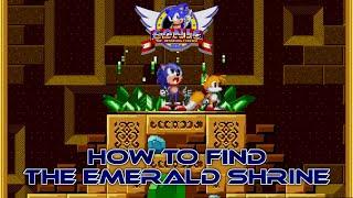Sonic 1 Forever (v1.4.2)  How To Find The Emerald Shrine (Hidden Unlockable) (1080p/60fps)