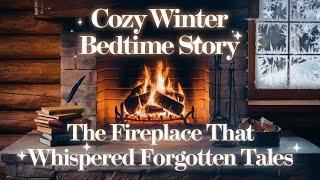 "The Fireplace That Whispered Forgotten Tales | A Cozy Winter Bedtime Story" with fire sounds