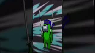 Teenage Mutant Ninja Turtles Animation leonardo In AmongUs #shorts (Full video link in description)