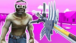 Biggest Zombie Weapon Ever! - Undead Development Gameplay - VR HTC Vive Pro