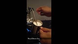 Steamer Susu Manual untuk Latte Art #Shorts